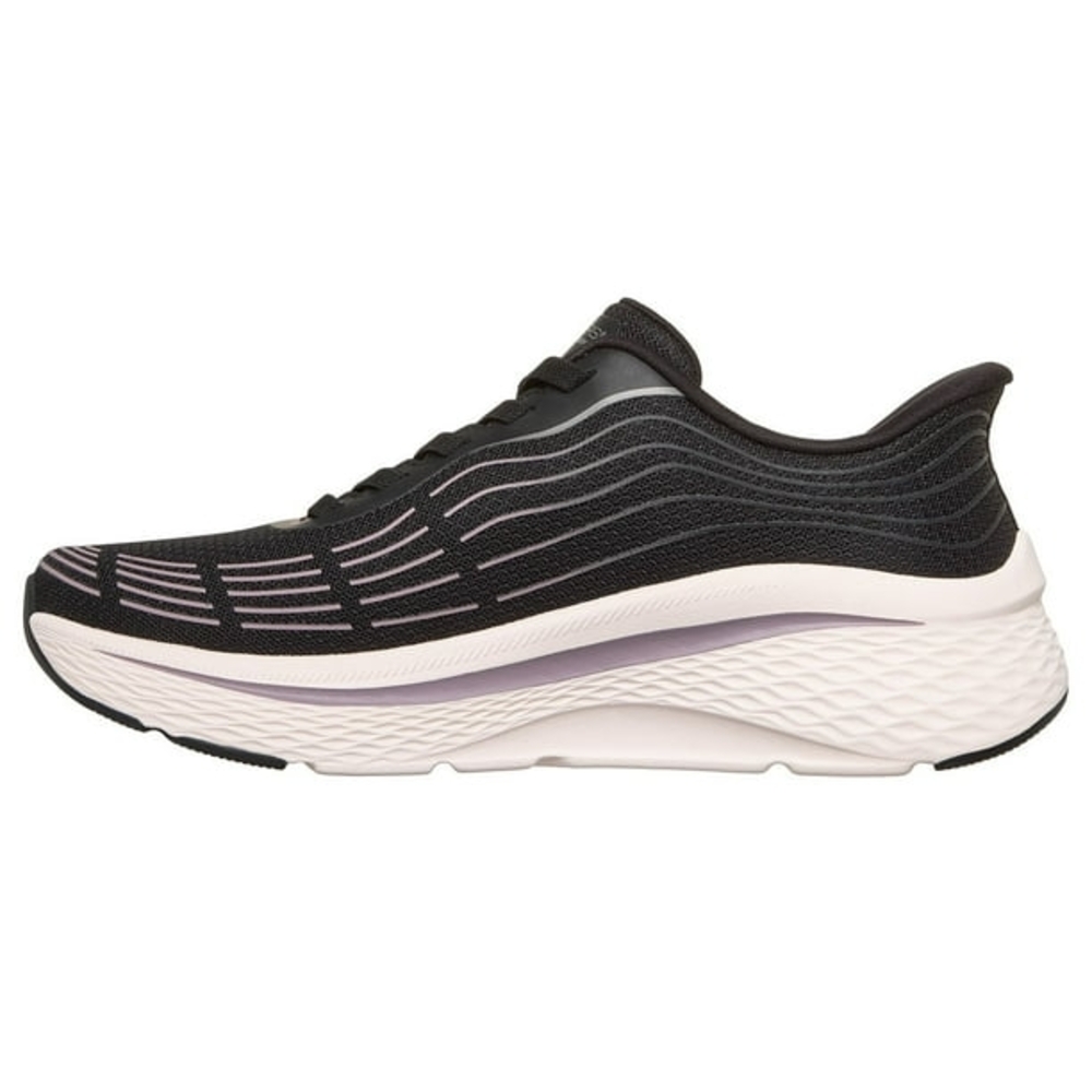 Black & Light Pink Skechers Women's Hand Free Swift Fit Knit Sneaker - Skecher